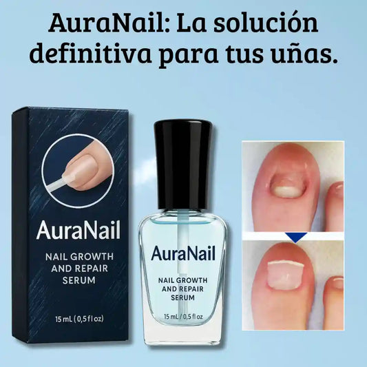 AuraNail™: ¡De dañadas a fuertes y hermosas en solo 14 días!