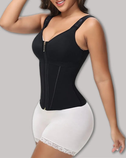BodyShape Pro – Faja moldeadora 2 en 1 con brasier incorporado y tirantes ajustables