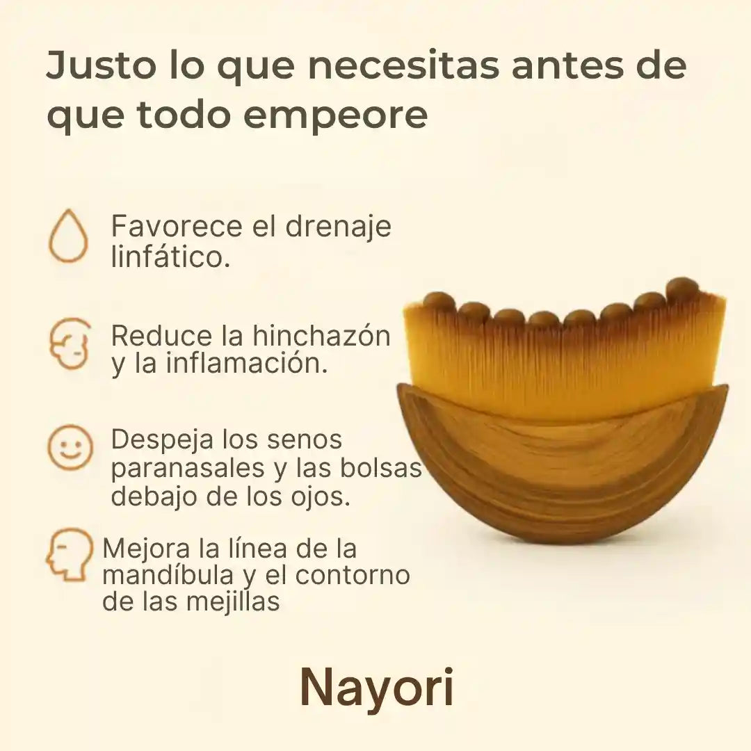 Nayori GloBrush™ - Adiós a la hinchazón facial